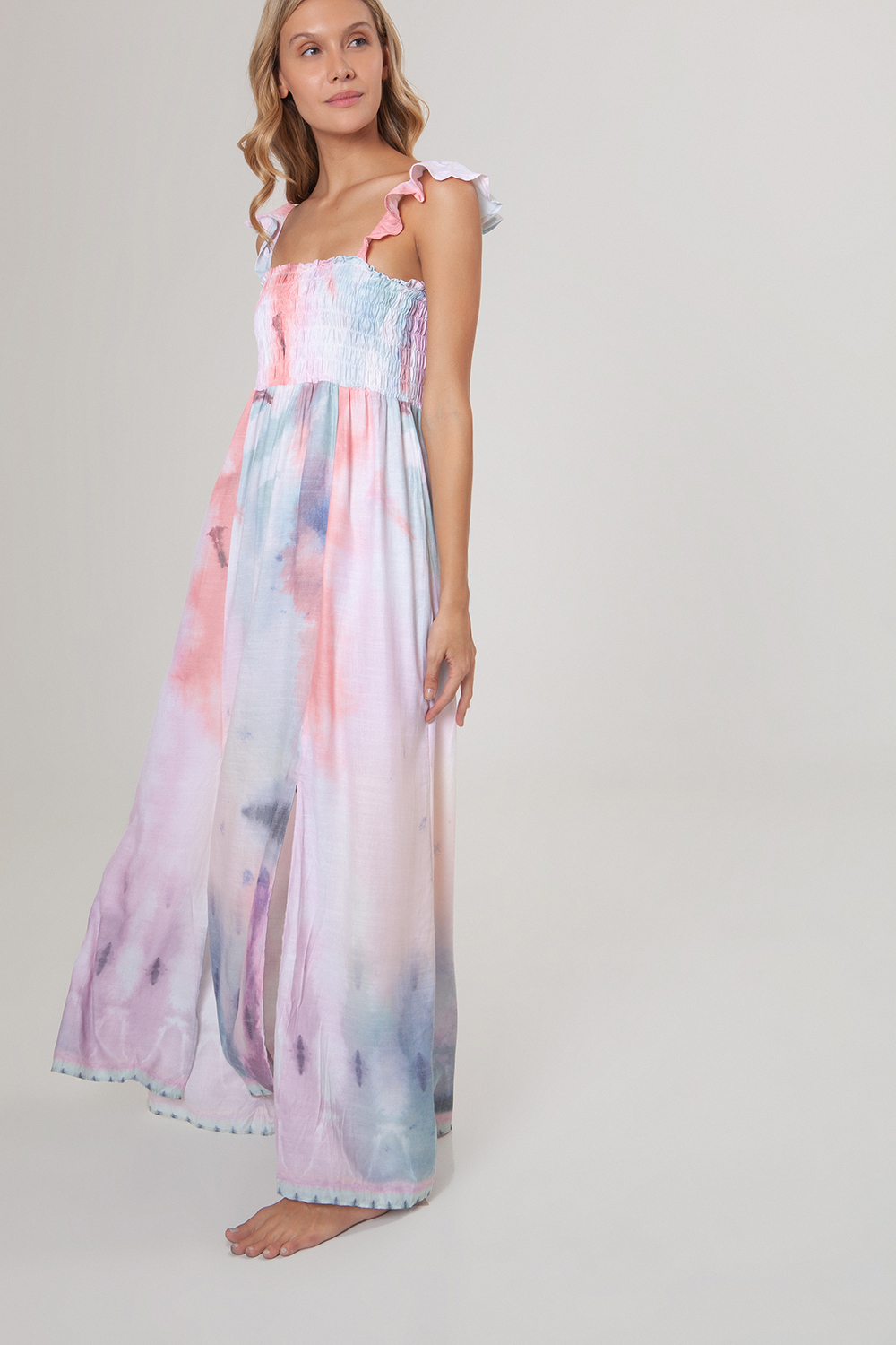 Платье 6171 Leandra Shibori Agua Bendita
