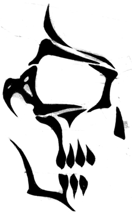 Наклейка Flash Makeup fantasy HLW0104