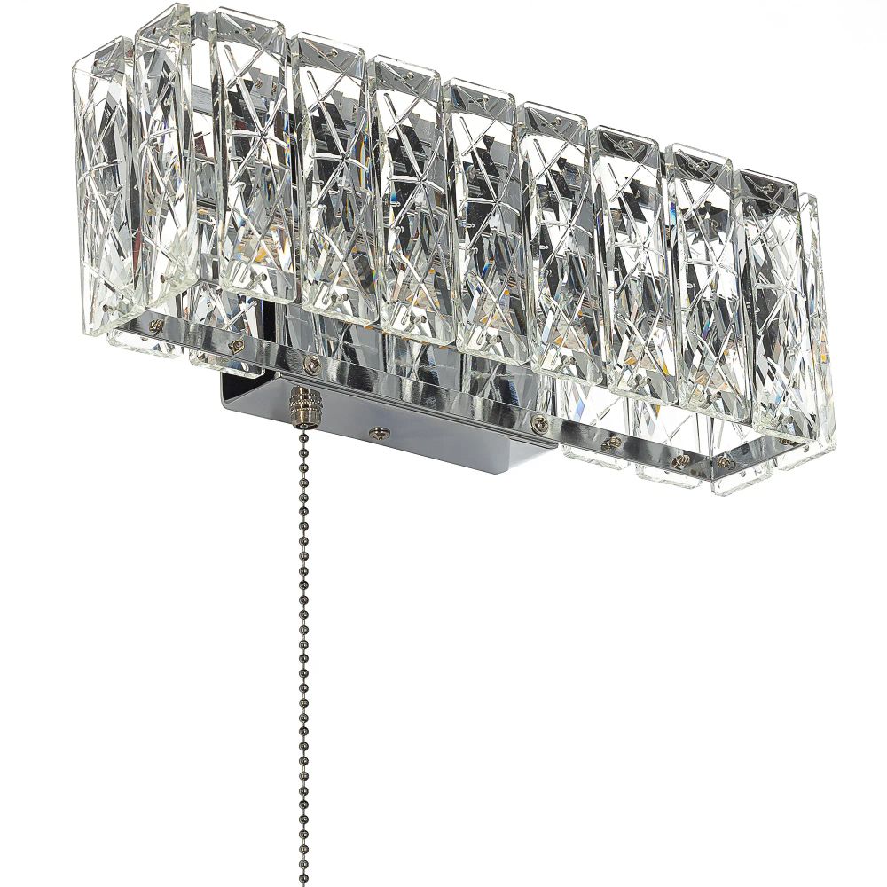 Citilux PALANT CL325312 LED Бра хрустальное с выключателем Хром