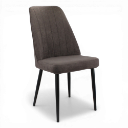 Стул "Лотос" (арт. 327), велюр Бренди В09 шоколад, ножки черные