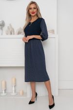 Платье  Гретта (синий) Р11-1117 Nikol