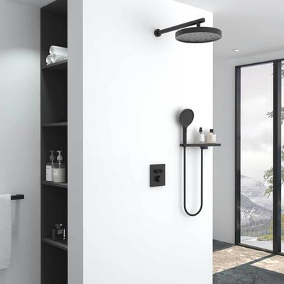 Душевой комплект Inspire VSFW-3I21MT2RMB встраиваемый, термостатический, двухрежимный, черный, , шт