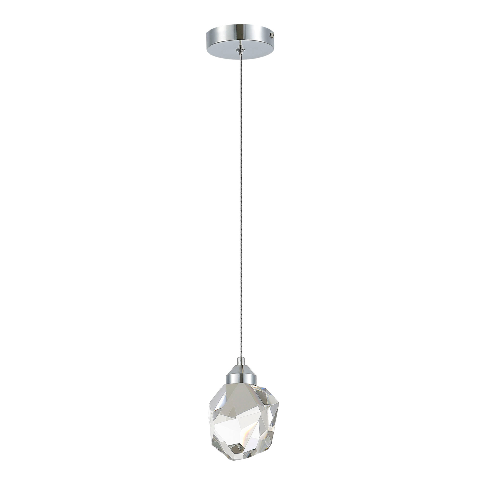 SL6114.103.01 Подвес ST-Luce Хром/Прозрачный LED 1*3W 3000K