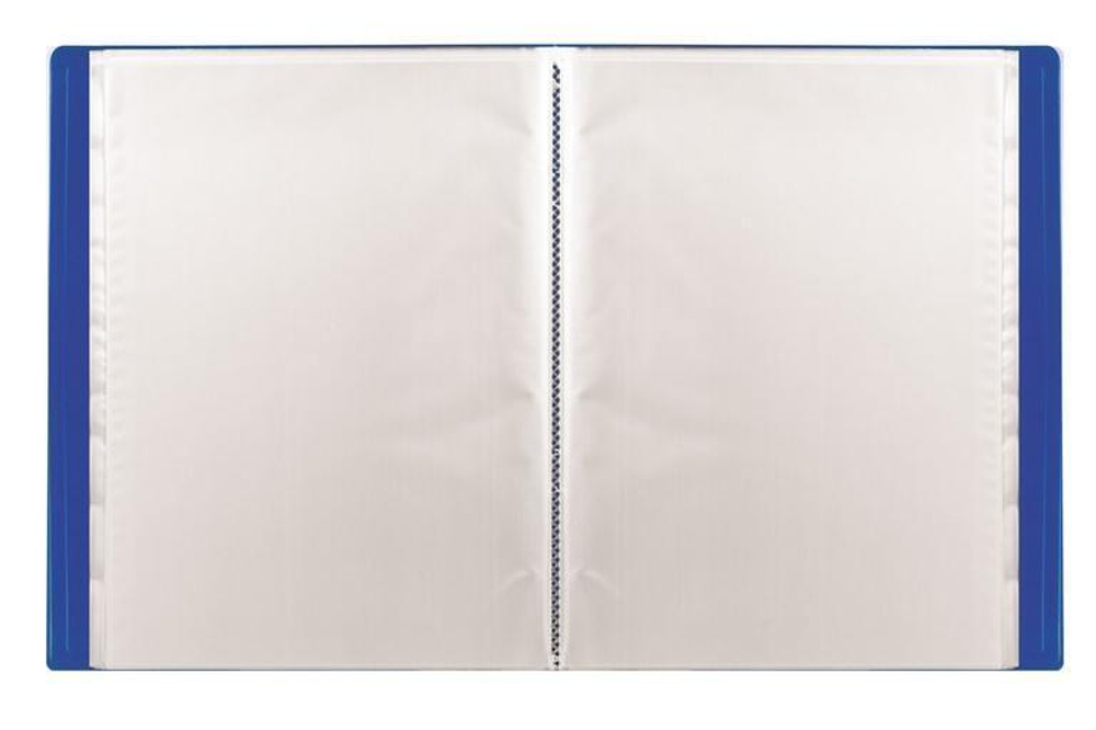 Папка с 20 вкладышами 0,5мм синяя (STAFF)