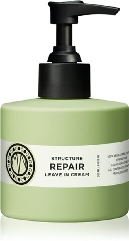 Maria Nila Structure Repair Leave In Cream - восстанавливающий крем, который питает волосы от корней до кончиков /   200  ml  / GTIN 7391681036079