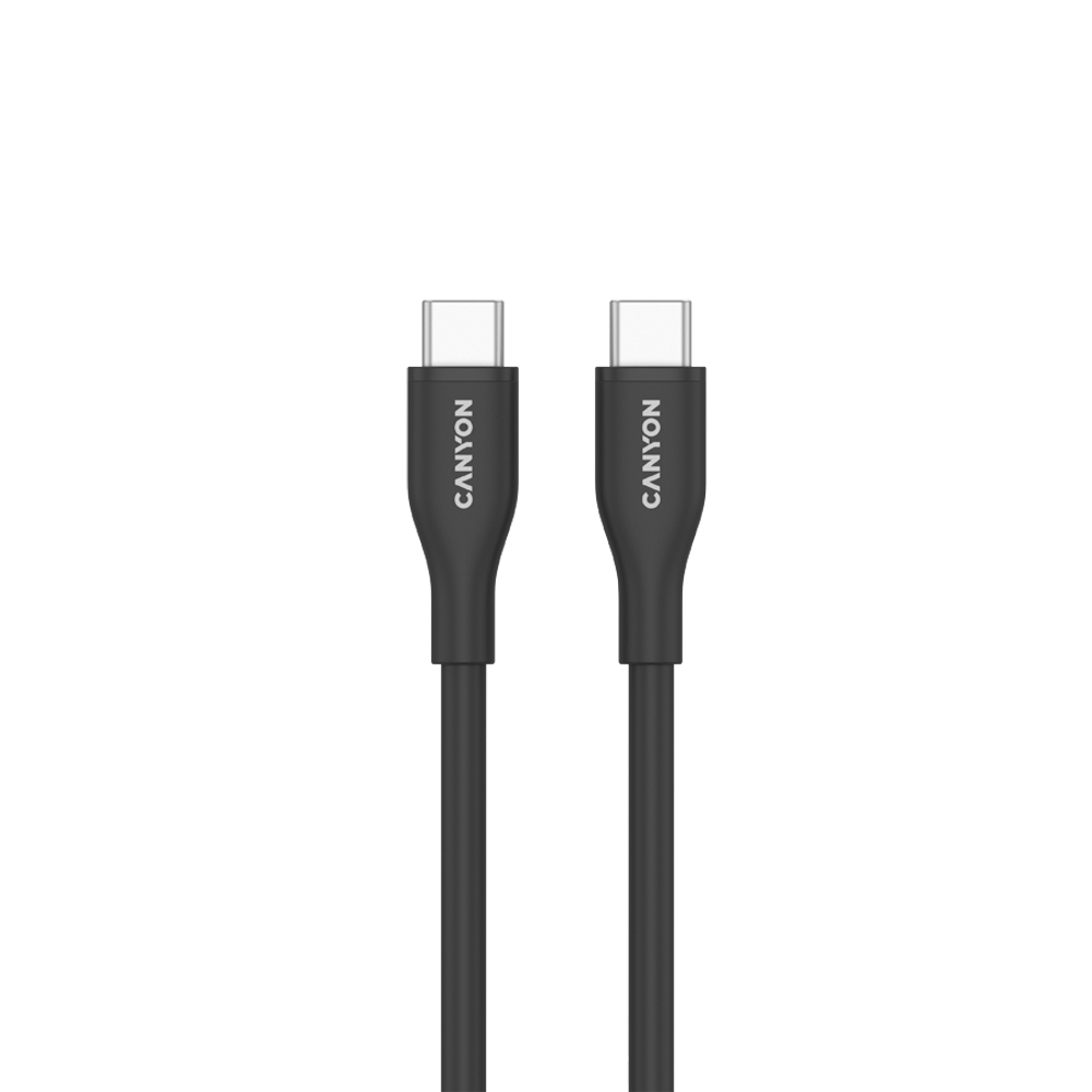 CANYON cable CC60SC10 C-C 60W 1m Silicon Black