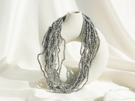 Нить бусин для украшений 3,5мм (ювелирное стекло)