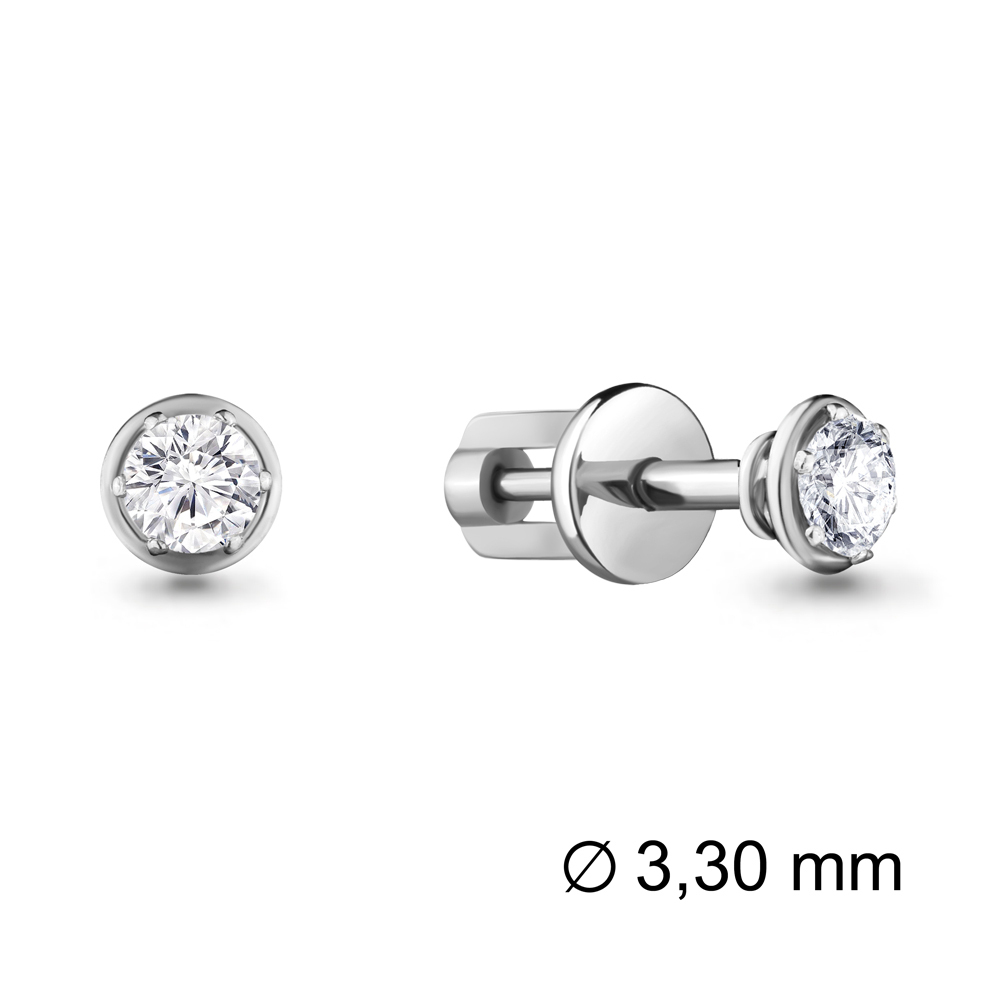 941360 Серьги из Золота с бриллиантами