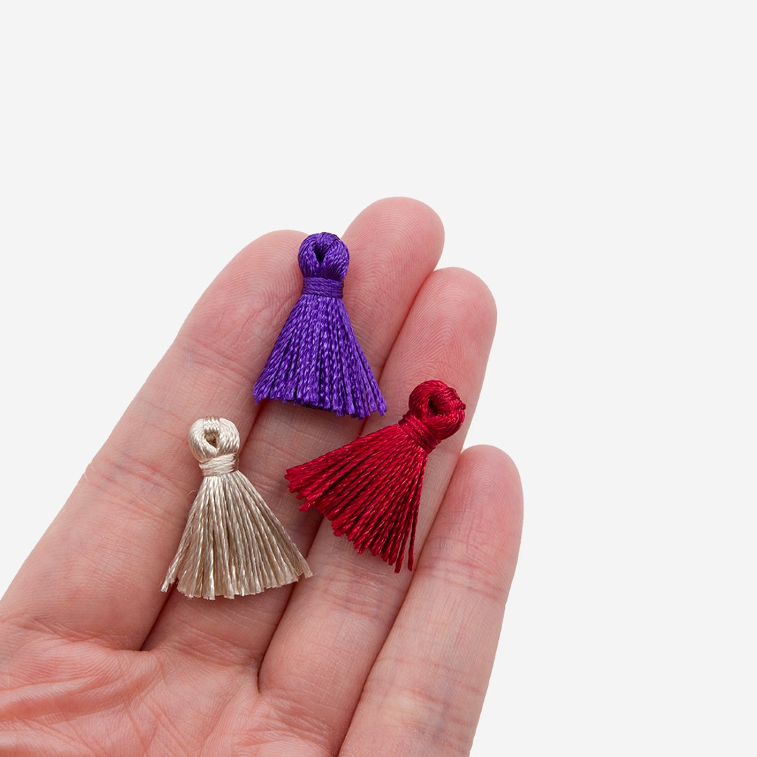 Кисточка декоративная, оттенок "Фиолетовый", 24*5мм, нейлон