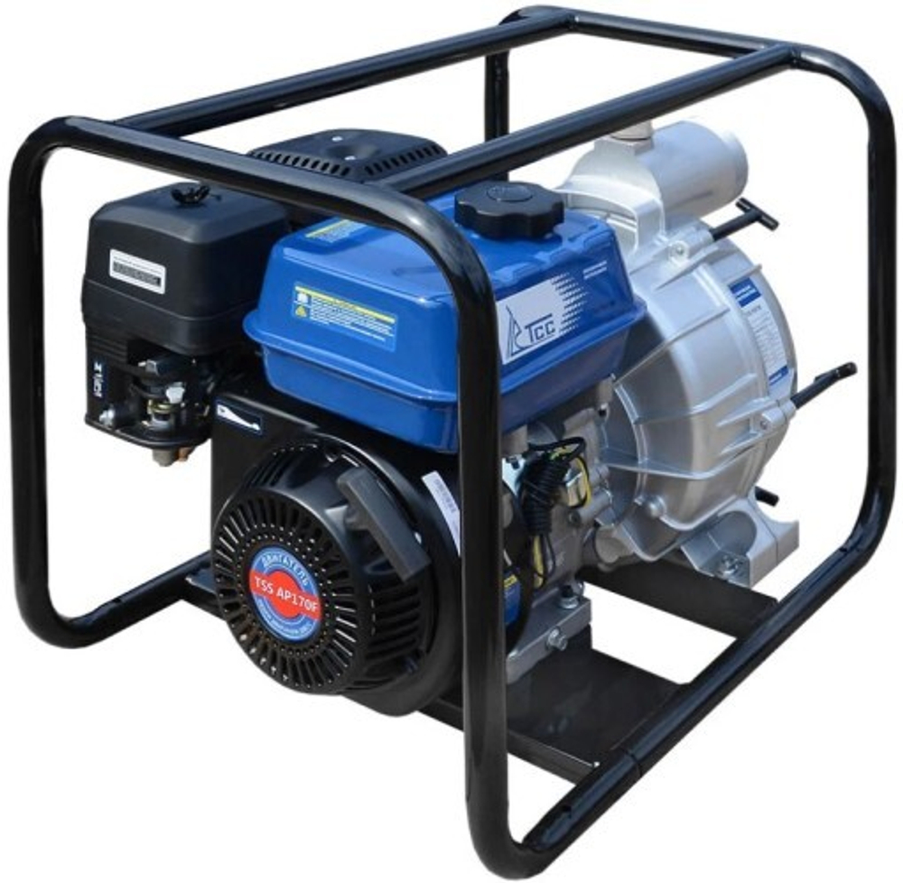 Мотопомпа бензиновая ТСС PGT80 для грязной воды 130120