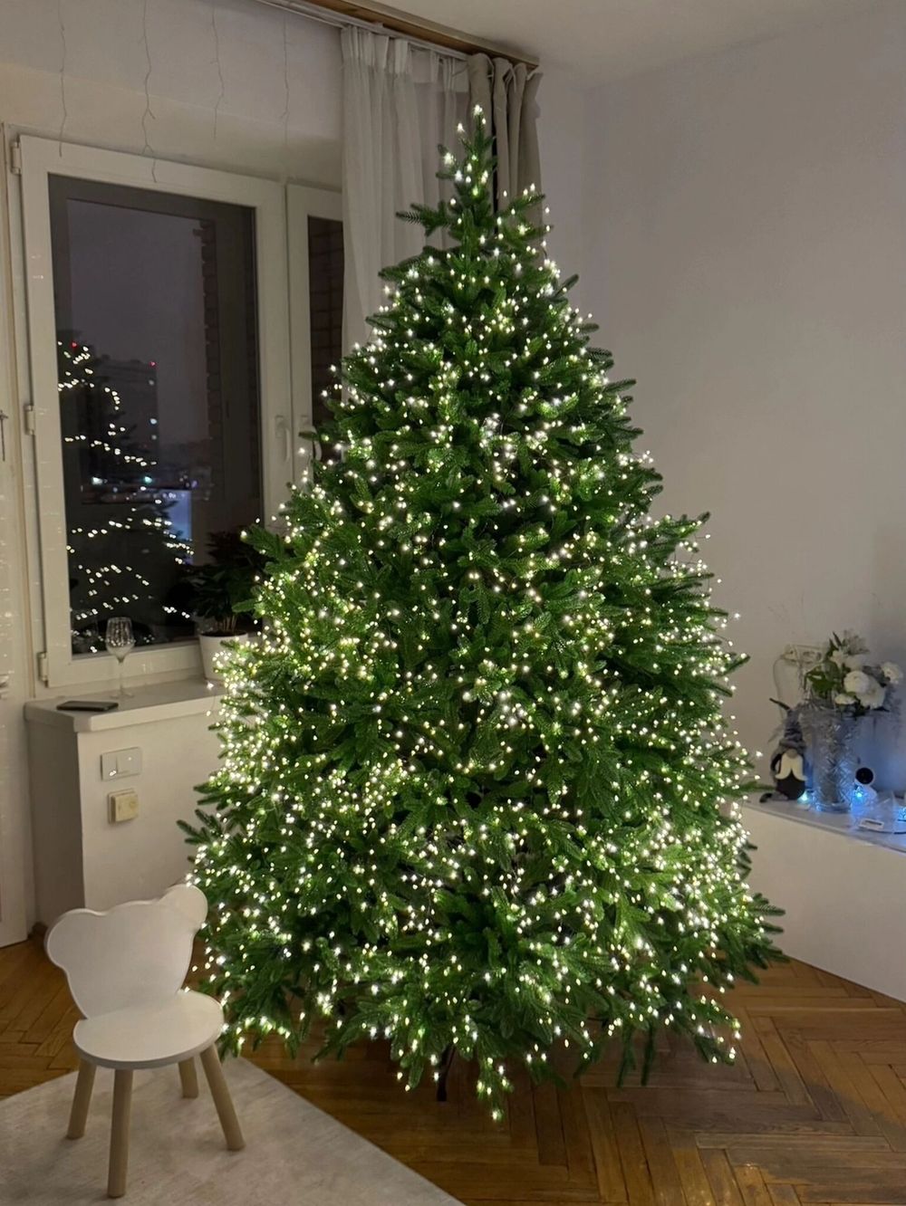 Ель искусственная «Лесная красавица» (Литая хвоя) 185 см / 1,85 м