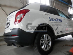 Фаркоп оцинкованный Galia S129A для Ssang Yong New Actyon 2011-(паспорт и сертификат в комплекте)(без электрики)