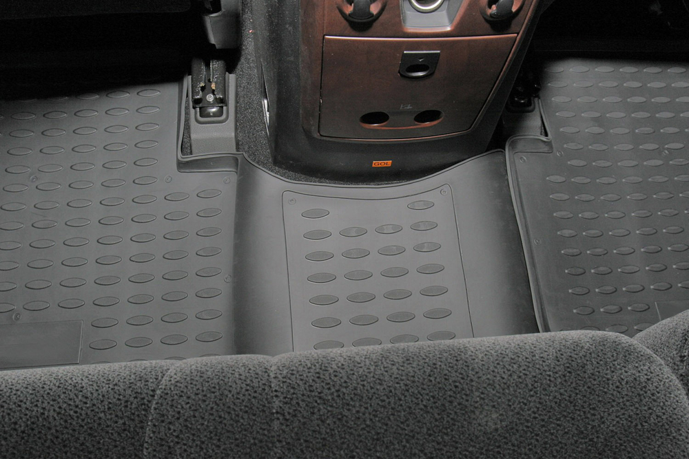 Коврики Standard, в салон SSANG YONG Rexton 2001-2006, 4 шт. (полиуретан, чёрные) Element.NLC.61.01.210