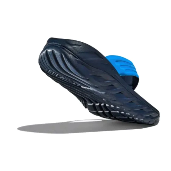 Hoka One One Ora Recovery Flip Slide 'Black Blue'