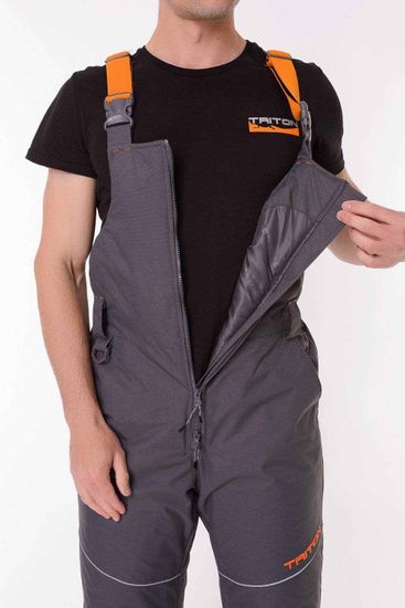 Костюм-поплавок "СКИФ" -40 кур+п/к (Таслан, серый/красн)