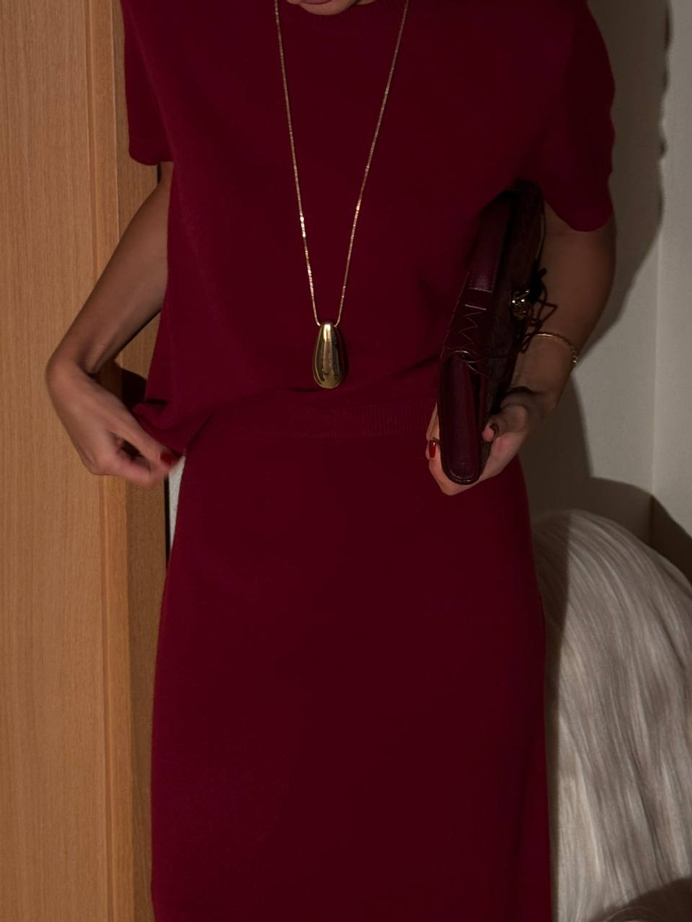 Джемпер ALINA, бордовый