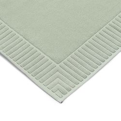 Коврик для ванной с фактурным бортиком мятного цвета из коллекции Essential, 50x80 см
