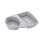 ПОДСТАВКА ДЛЯ МОЮЩИХ СРЕДСТВ 185Х133Х34 ММ (МИКС 2) бежевый/светло-серый