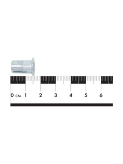 Резьбовые заклепки с насечками, стандартный бортик М6 цинк 500 шт. Gigant 123913