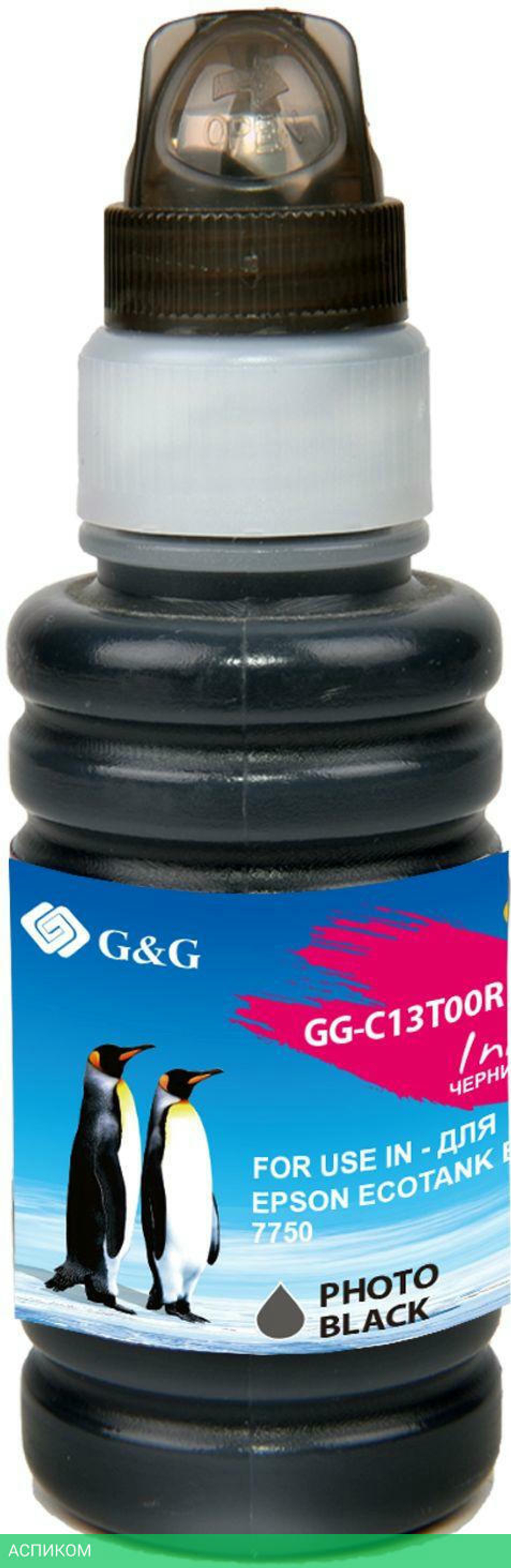 Чернила G&G GG-C13T00R140 черный
