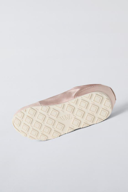 ZARA КРОССОВКИ ИЗ АТЛАСА, РОЗОВЫЙ