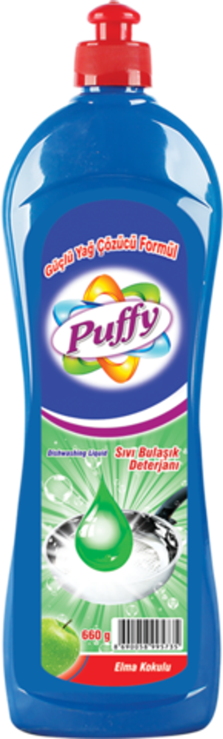 PUFFY СРЕДСТВО ДЛЯ МЫТЬЯ ПОСУДЫ 660 GR APPLE 1/12
