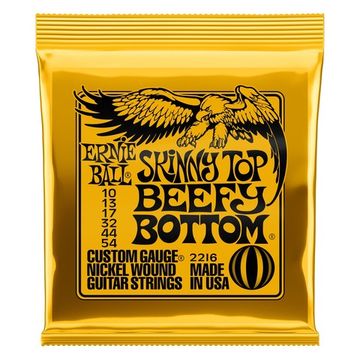 Струны для электрогитары 10-54 ERNIE BALL 2216 Nickel Wound Slinky Skinny Top Beefy Bottom