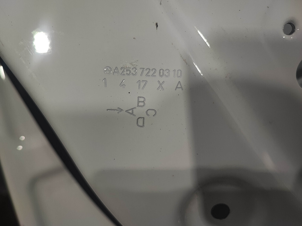 Дверь передняя левая Mercedes GLC (X253) 15-нв Б/У Оригинал A2537220310