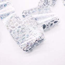 Zoo Фольга для литья переводная Серебро Микс 1452, 4х50см, прозрачная