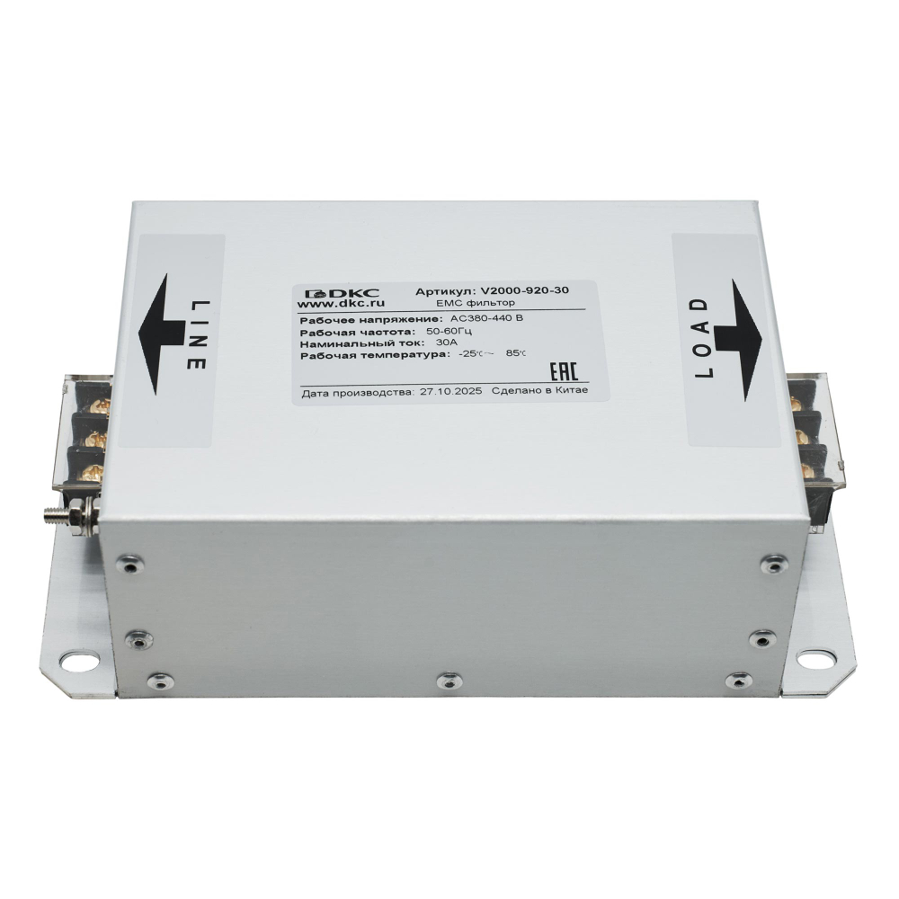 3-х фазный ЭМС фильтр для преобразователей частоты серии V2000