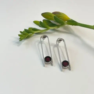 Серьги Fork