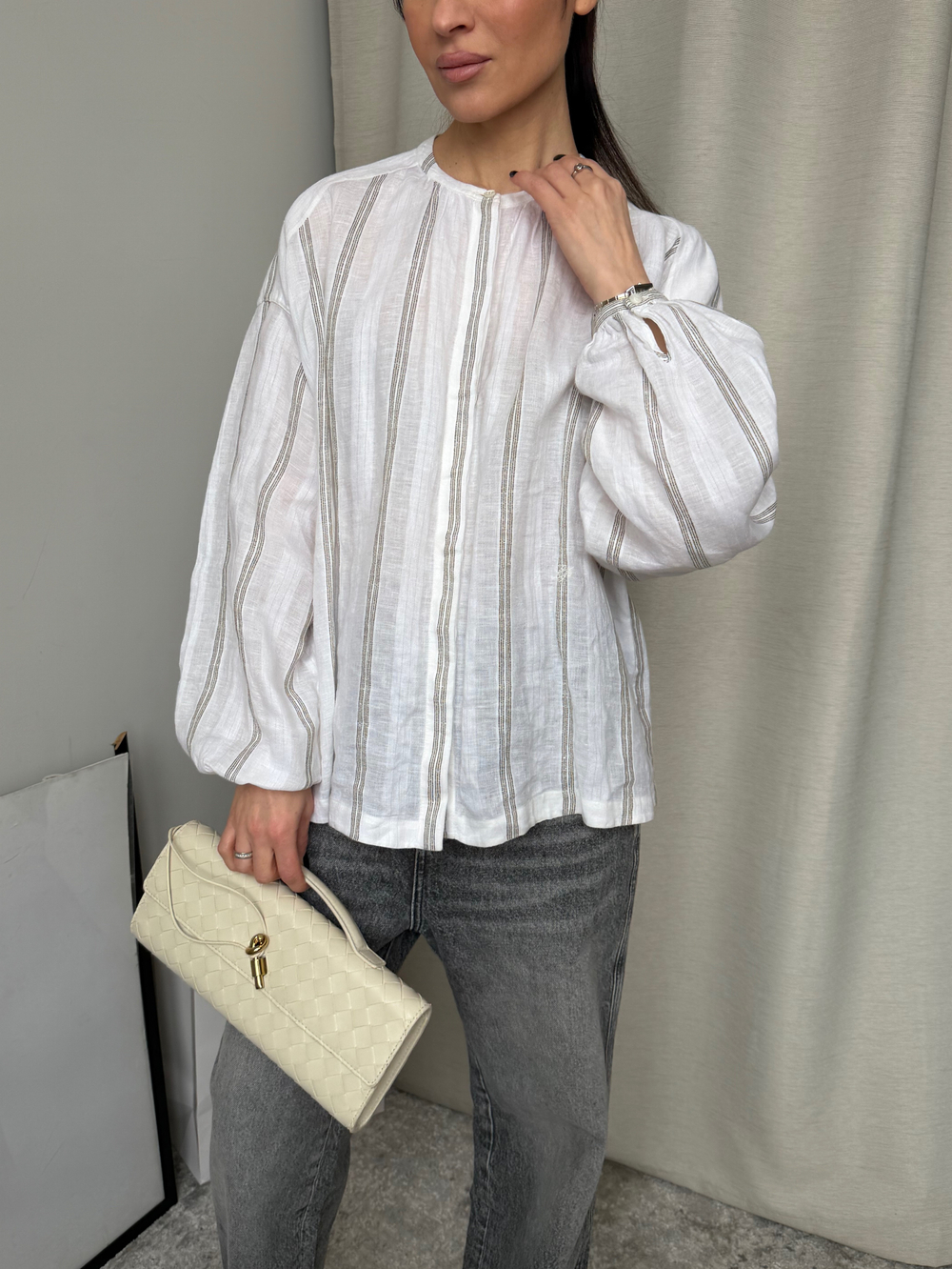 Льняная рубашка Loro Piana, S