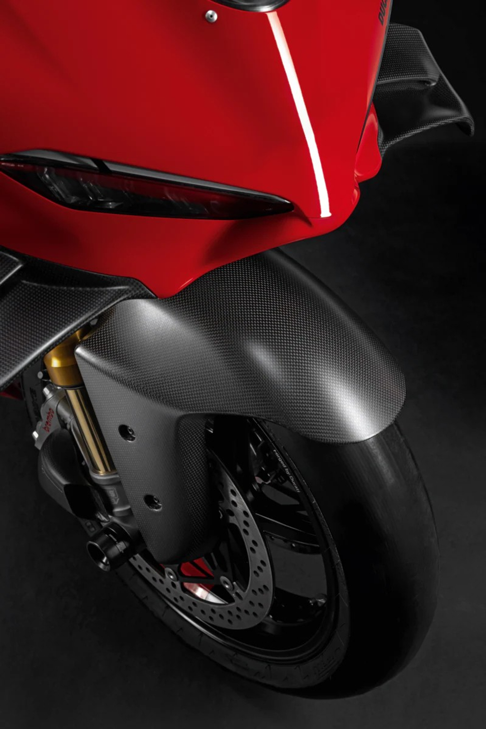 96981841AA DUCATI CARBON FRONT MUDGUARD (P V4)