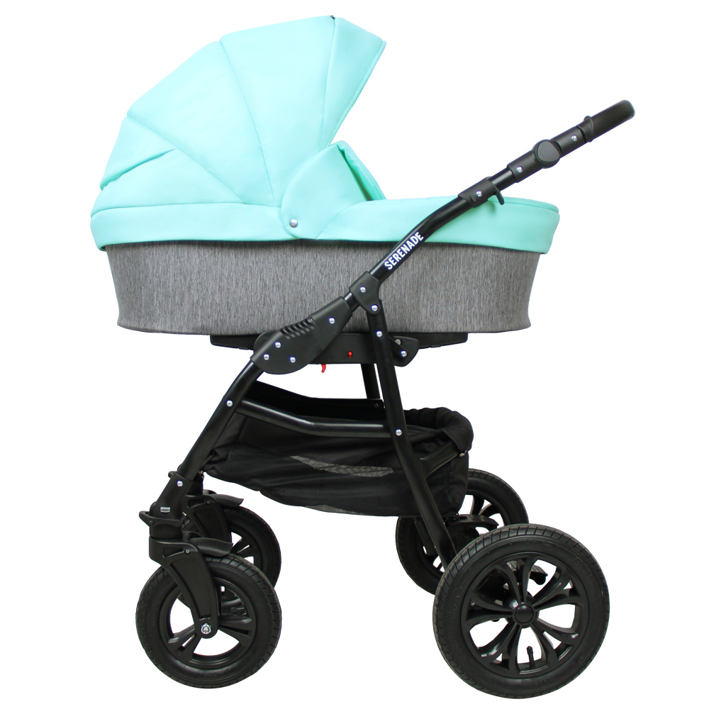 Коляска SERENADE 20 2в1 (Smile Line) (Se 27 (св.серый+мятный))