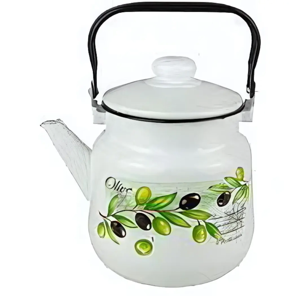 Чайник эмалированный 3,5л «Оливия» 01-2713/4
