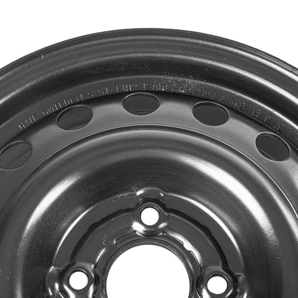 Диск штампованный R14 5.5J 4x100/57.1 ET45 GANZ Black GRN14034