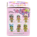 Куколка OLY в шапочке-ушанке в поильнике. Мальчик 8см, арт.3380-3 ВВ3856 (Bondibon)