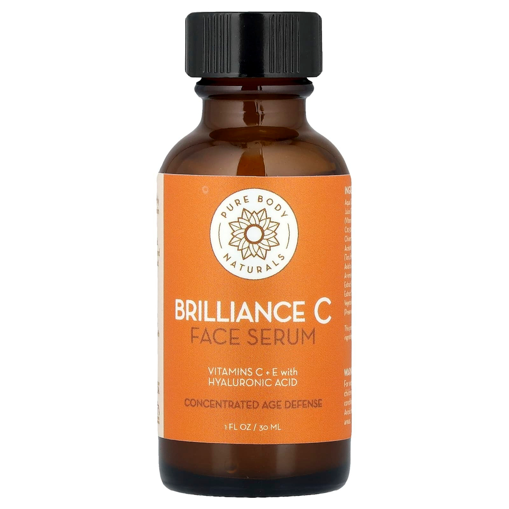 Pure Body Naturals, Brilliance C, сыворотка для лица, 30 мл (1 жидк. унция)