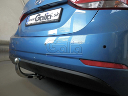 Фаркоп оцинкованный Galia H099C для Hyundai Elantra 2011-2016(паспорт и сертификат в комплекте)(без электрики)