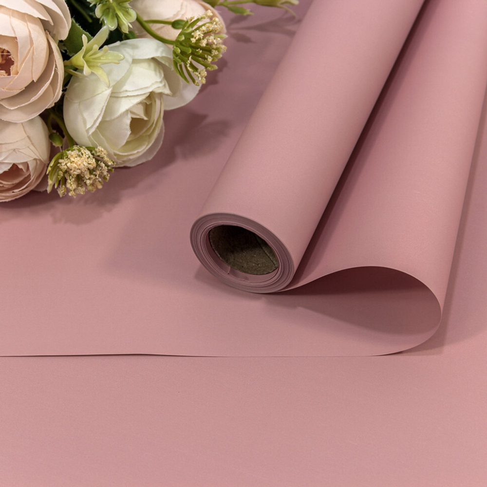 Пленка В рулоне 10 м х 58 см "Корейская" (Розовый)