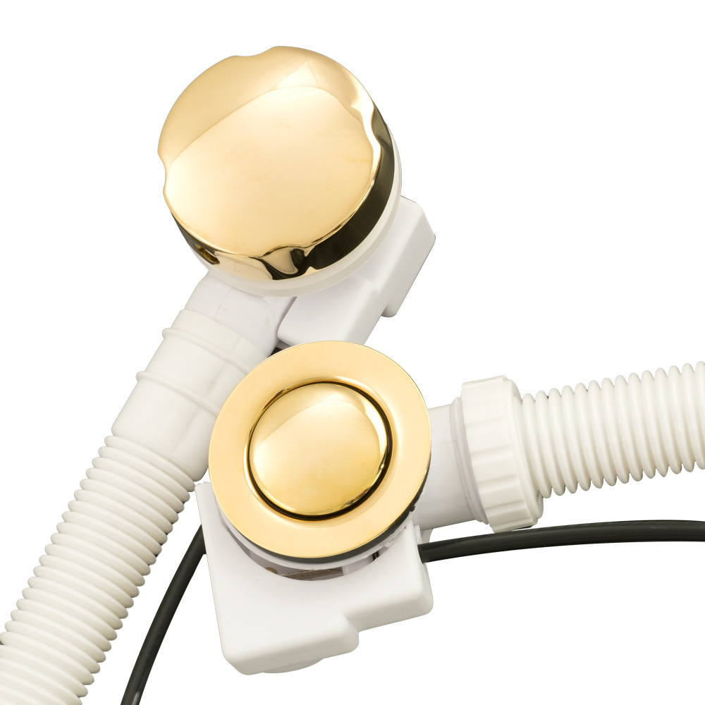 Слив-перелив Migliore Ricambi  20237 для ванны удлиненный 120см.  золото