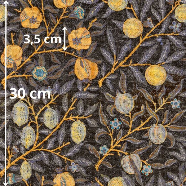 У. МОРРИС - ФРУКТ #3, 100% хлопок Handmade Fabrics 5