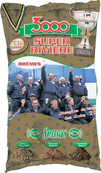 Прикормка Sensas 3000 Super RIVIERE Bremes 1кг