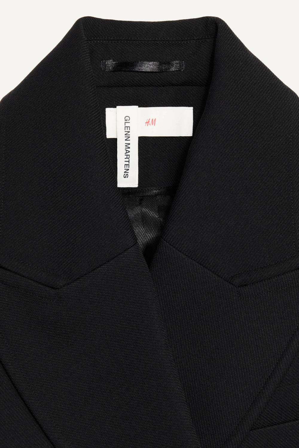 H&M - Glenn Martens Пальто из смесовой шерсти, черный