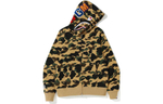 A Bathing Ape 1st Camo Shark Wgm Full Zip Худи желтый