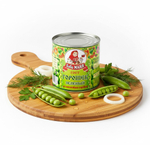 Зеленый горошек мозговых сортов Гост Баба Маня, 425 мл