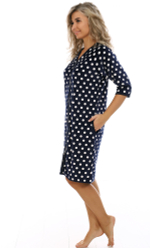 Халат женский Д-168/1 горошек