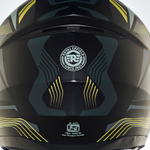 Шлем интеграл Royal Enfield, цвет - черно-желтый матовый, размер - M (580 мм), арт. RRGHEP000581 (HESS22014MATT BLACK & YELLOW)