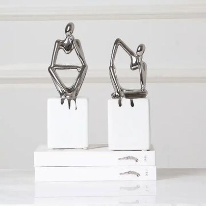 Статуэтка Man ornament silver