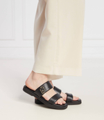 Шлепанцы кожаные iman 01 Liu Jo - черный(SA4113 P0062)